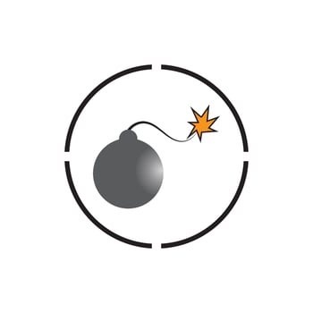 Boom Icon vector background