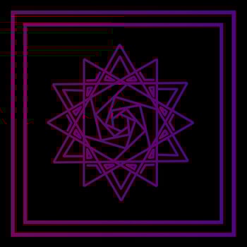 luxury line art mandala flower style design isolated background vector