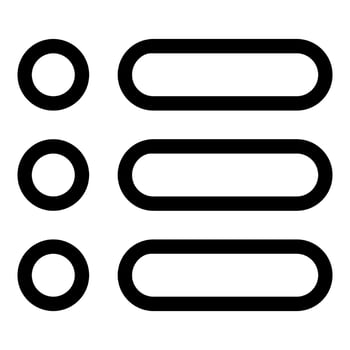 Menu Icon, ui icon vector