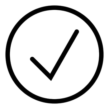 Check Icon, ui icon vector