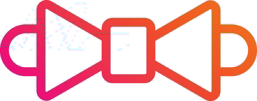 Bow tie Vector Icon