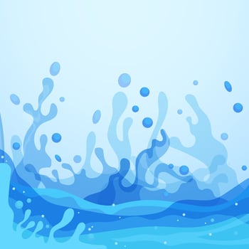 Water Splash Background vector