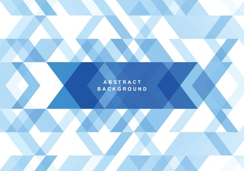 Abstract triangle blue geometric shapes background vector