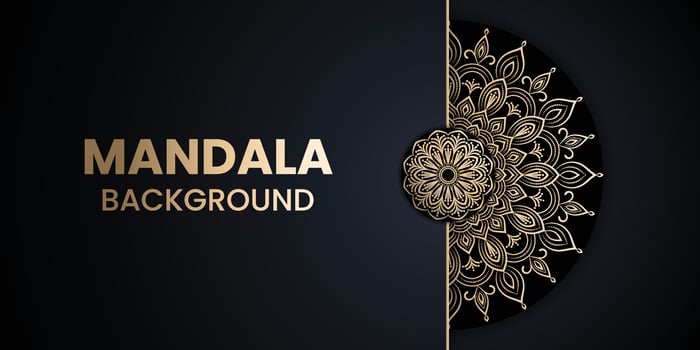Modern Luxury Mandala Background Design vector