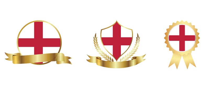 England flag icon . web icon set . icons collection flat. Simple vector illustration.