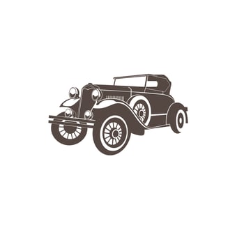 Classic car vector