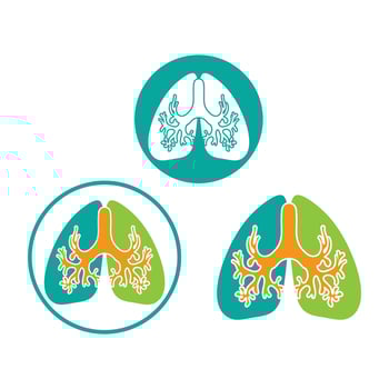 lung logo design vector for your business