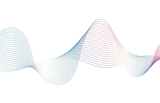 Abstract Sound Wave Line Background vector