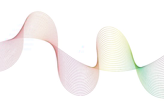 Abstract Sound Wave Line Background vector