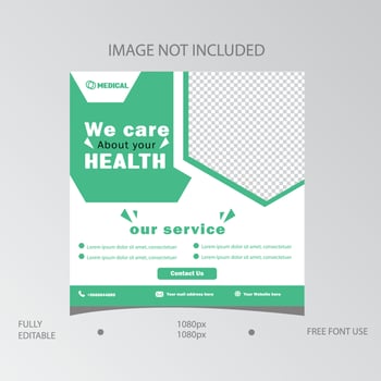 medical social media post vector