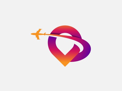 Travel logo design vector illustration