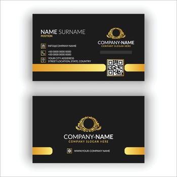 Modern Corporate Business Card vector