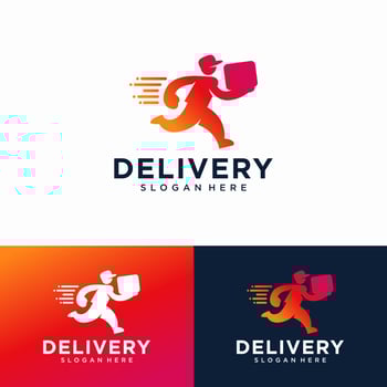 Delivery Logo Design Vector Template
