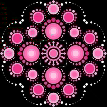Maya pattern abstract background. vector