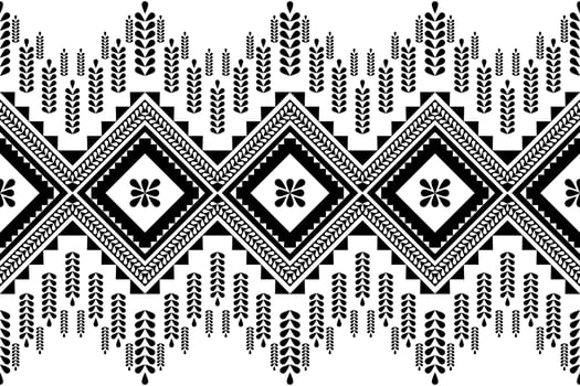 Ethnic geometric pattern native fabric design abstract background. vector