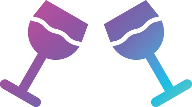 Wine glass Vector Icon