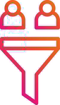 Sales Funnel Vector Icon