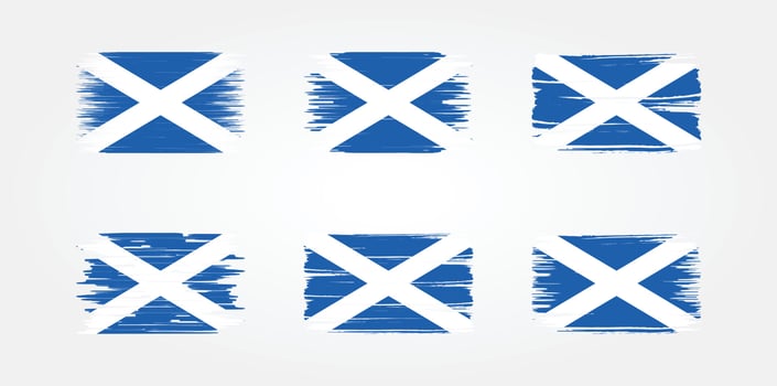 Scotland Flag Collection. National Flag vector