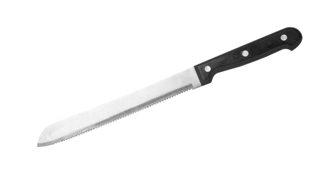 Steel knife cutout, Png file
