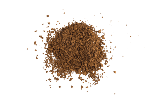 Coffee granules cutout, Png file