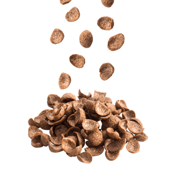 Falling cereal cutout, Png file