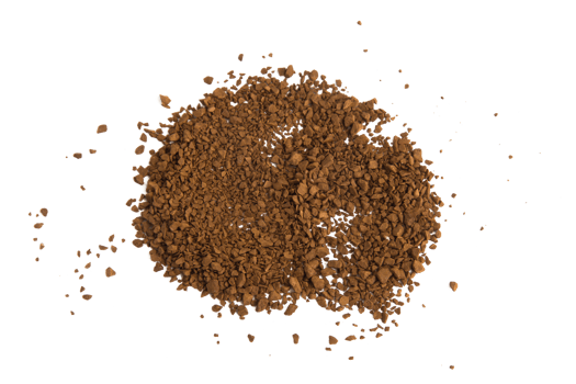Coffee granules cutout, Png file