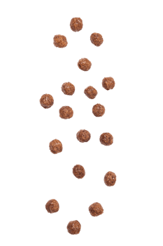 Falling cereal cutout, Png file