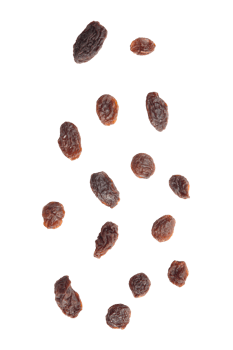 Falling raisins cutout, Png file