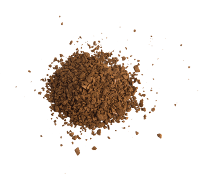 Coffee granules cutout, Png file