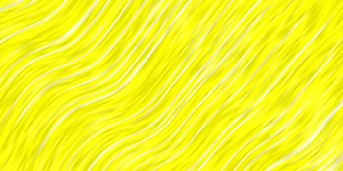 Light Yellow vector pattern with curves.