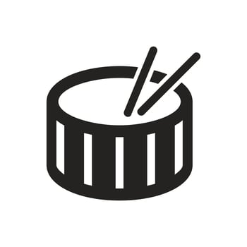 drum icon illustration. vector designs that are suitable for websites, apps and more.