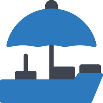 boat vector illustration on a background.Premium quality symbols.vector icons for concept and graphic design.