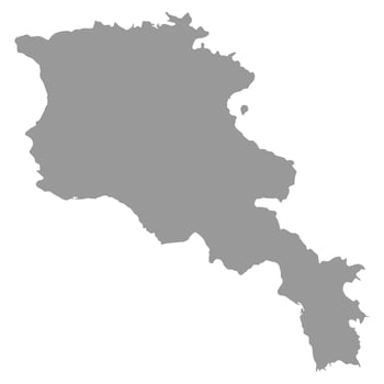 Armenian map on  png or transparent  background.Symbol of Armenian.Vector illustration vector