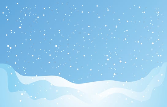 Snowflakes and Winter background, Winter landscape, vector design