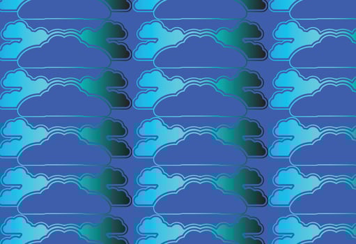 Cloud pattern design. Design of textures and backgrounds vector