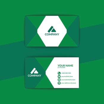 Unique Creative Business Card Design vector