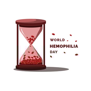 World hemophilia day vector, vector