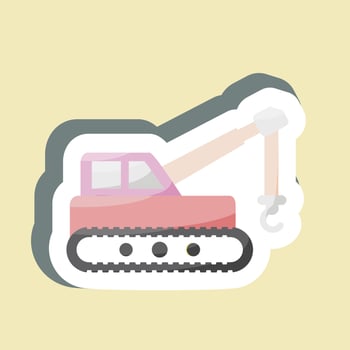 Sticker Lifter. suitable for Education symbol. simple design editable. design template vector. simple illustration vector