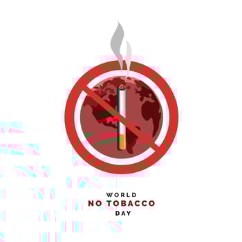 World No Tobacco Day vector