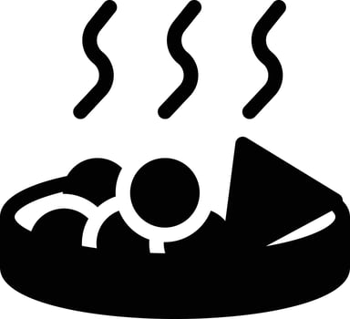 hot onigiri vector illustration on a background.Premium quality symbols.vector icons for concept and graphic design.