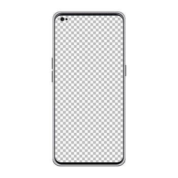 Smart Mobile phone transparent PNG mockup, Mobile mockup, Smartphone mockup vector