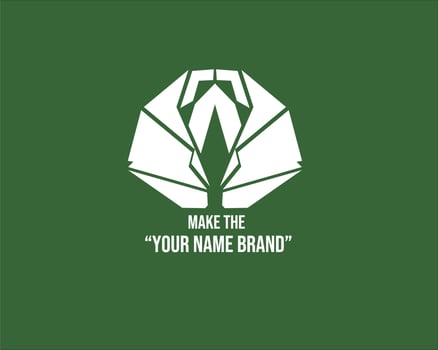 minimalist simple tree logo icon vector