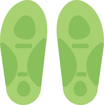 footprint vector illustration on a background.Premium quality symbols.vector icons for concept and graphic design.