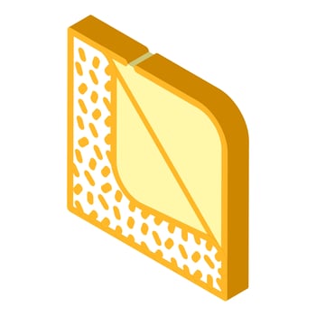 towel for clean isometric icon vector illustration