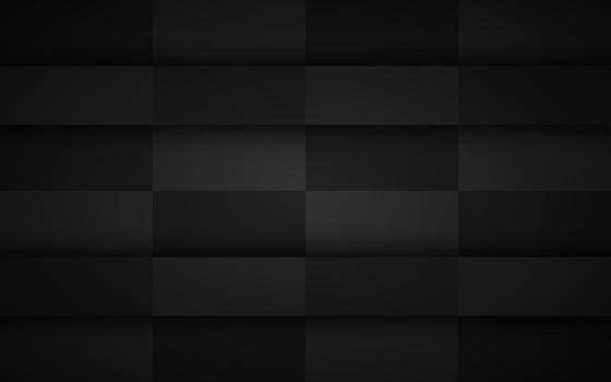 Dark geometric background composed with black and gray rectangles. Vector illustration