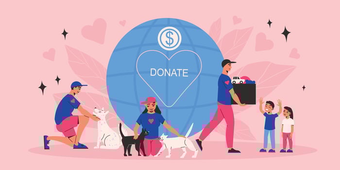 Donate Vector Illustration