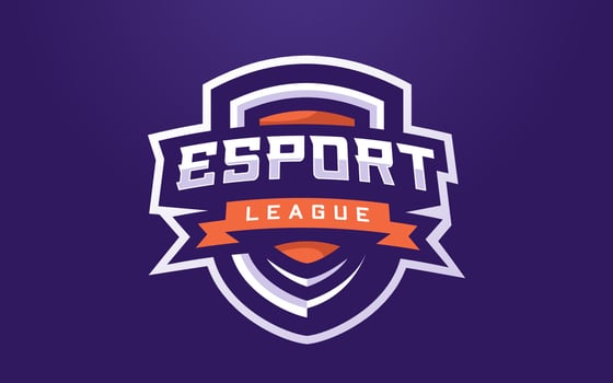 Esports Logo Template for Gaming Team or Tournament vector