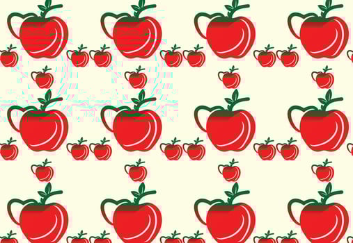 Apple pattern design. Design of textures and backgrounds vector