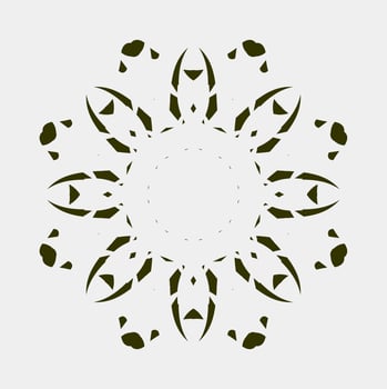 beautiful and unique mandala ornament vector for cloth or ceramic wall decoration