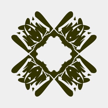 beautiful and unique mandala ornament vector for cloth or ceramic wall decoration